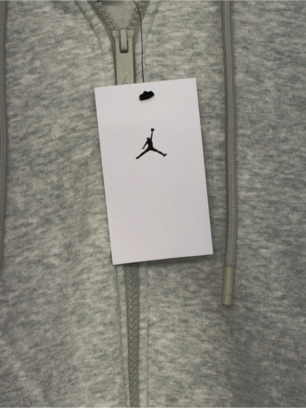 Air Jordan Brooklyn Fleece Full Zip Hoodie Size XXL new with tags gray